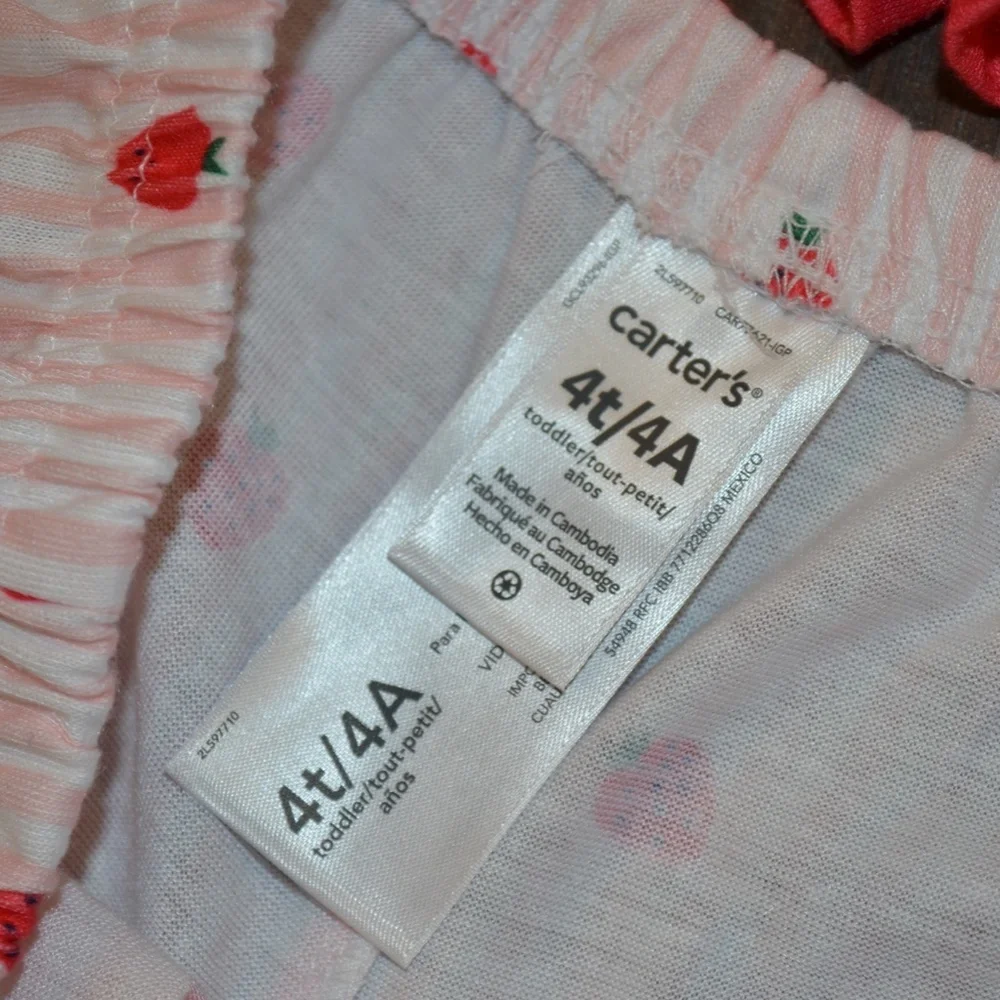 Carters size 4t